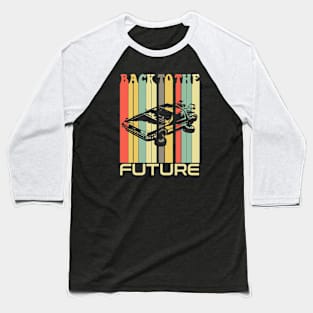 BACK TO THE FUTURE - Retro Surf style stripes Baseball T-Shirt